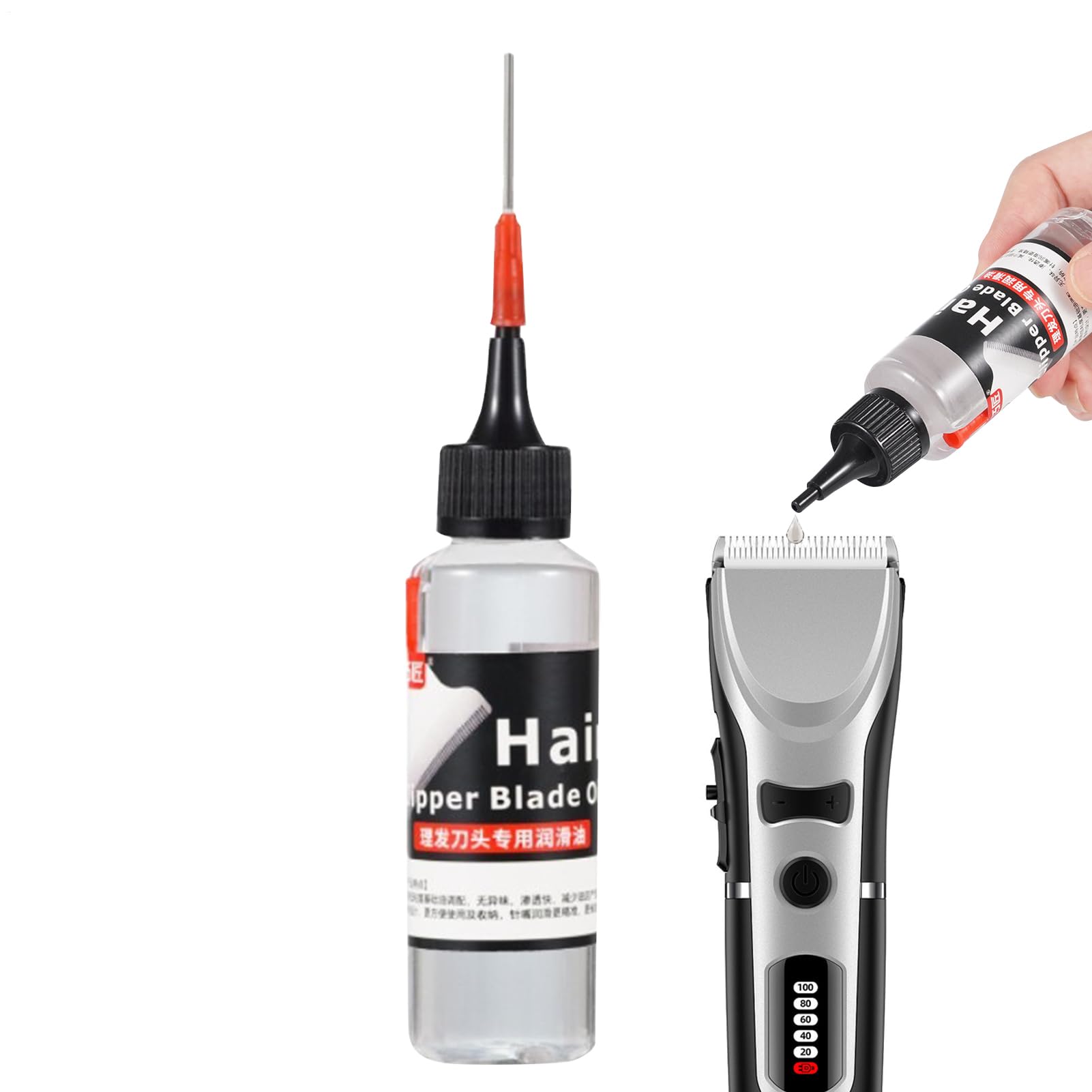 Aceite Lubricante Para Cortapelos 60ml, Aceite Para Maquina De Barbero Reductor De Fricción Incoloro Inodoro