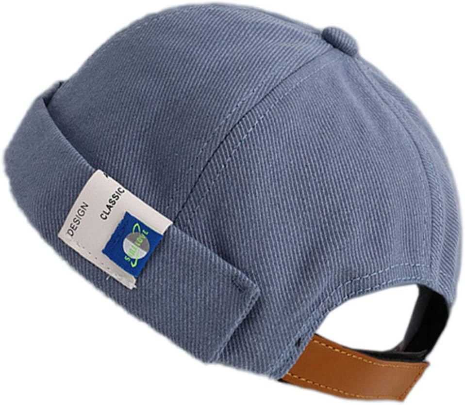 Yushu Retro Solid Color Beanie Docker 