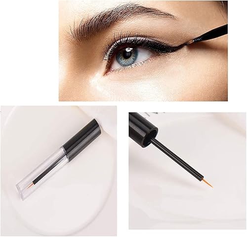 Miniatura 4 de Tubo de rímel vacío de 0.3 fl oz (0.3 fl oz) y tubos de brillo de labios, contenedor de plástico portátil recargable, kit ideal de viaje para