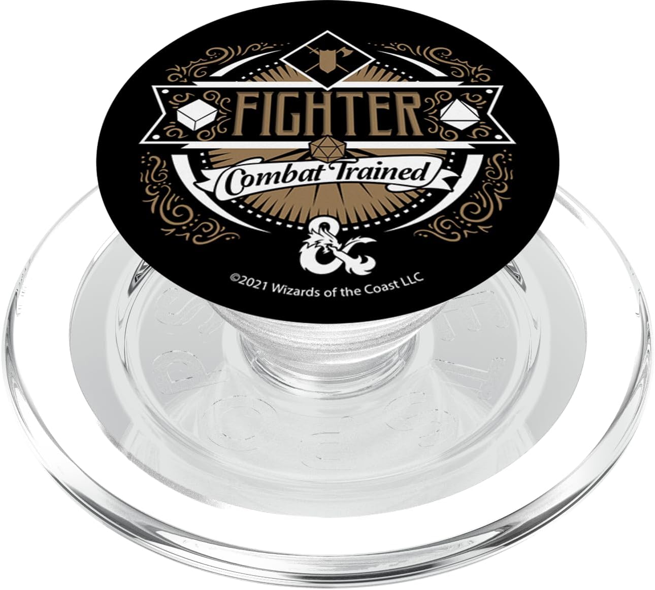 Dungeons & Dragons Fighter Combat Trained PopSockets MagSafe PopGrip for iPhone