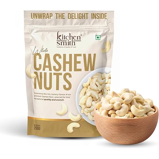 KitchenSmith Premium Whole Cashew 250gm