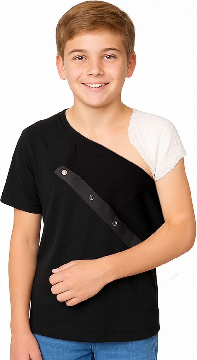 Inspired Comforts Unisex Kids Arm Sling Shirt with PICC Access