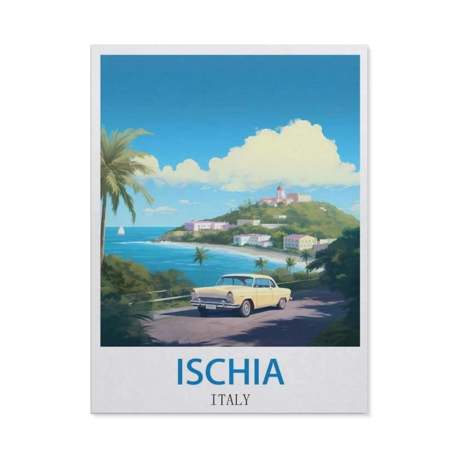 BEAYODKP Diamond Painting，Ischia Italy（30 x 40 cm）