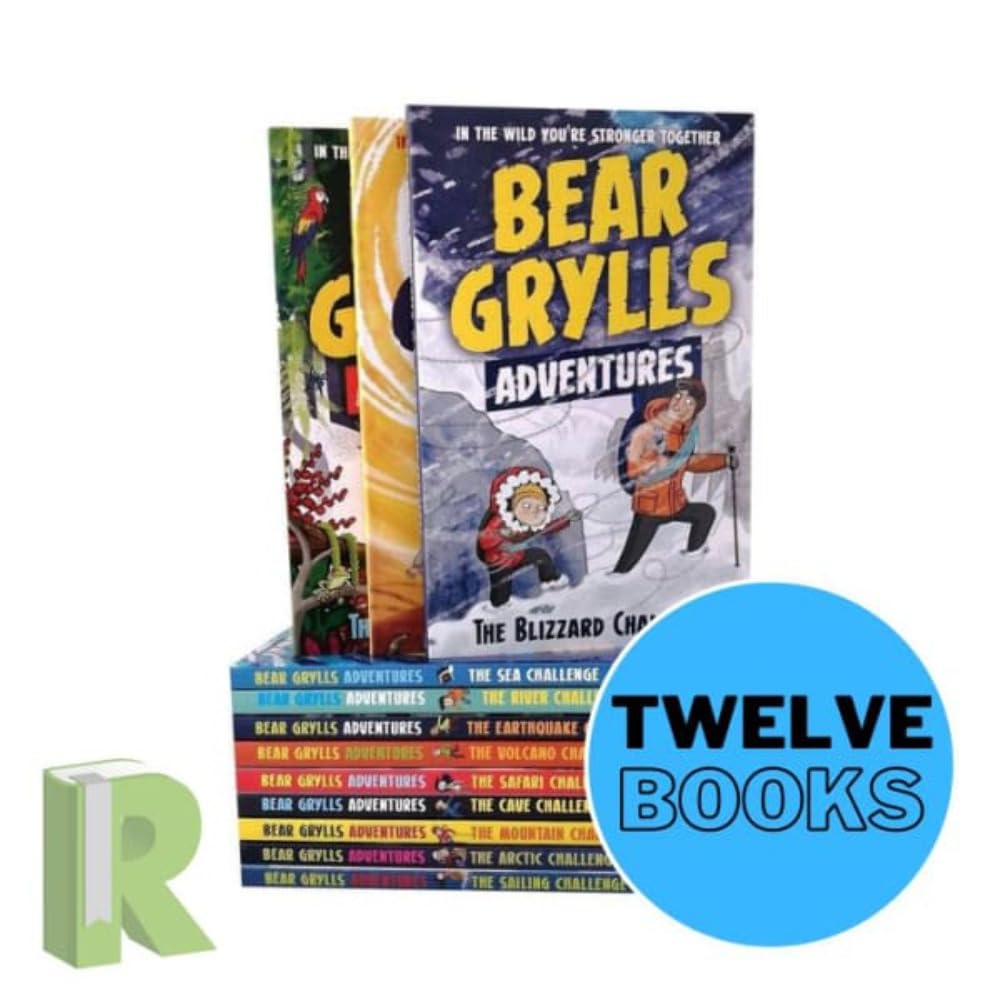 Bear Grylls The Complete Adventures Collection 12 Books Set