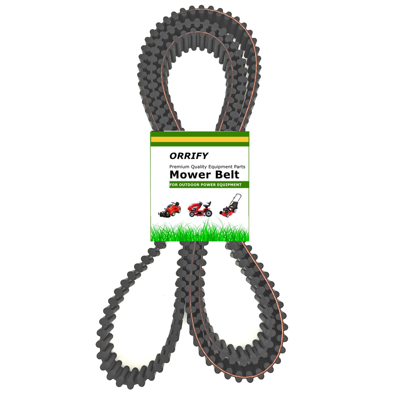 Correa dentada para cortacésped de 5/8 x 78.7 pulgadas para John Deere M150717 M141558, para John Deere LT133 LT155 LT166 LT160 LT170 LT180 X324 cubierta de 42 pulgadas