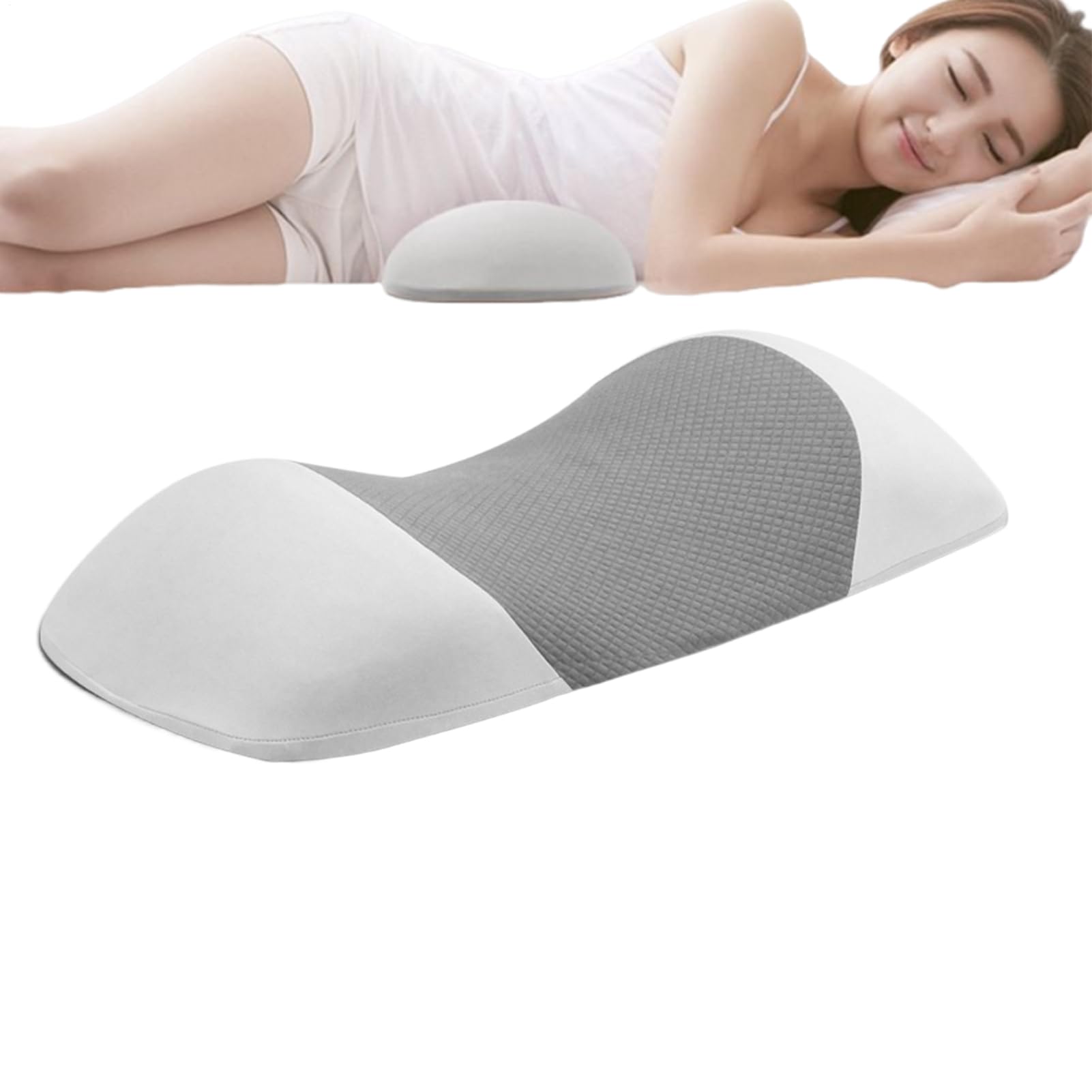 Cuscino Lombare Per Letto Cuscinetto In Spugna Confortevole E Traspirante | Cuscino Lombare Donne, Uomini, Anziani, , Auto, Aereo, Sedia A Rotelle, Sedia Gaming