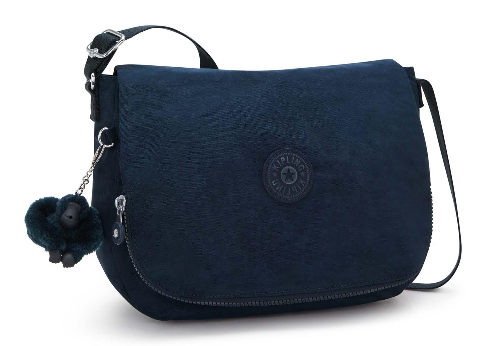 Kipling EARTHBEAT M Mittelgroße Umhängetaschen, Blue Bleu 2 (Blau)