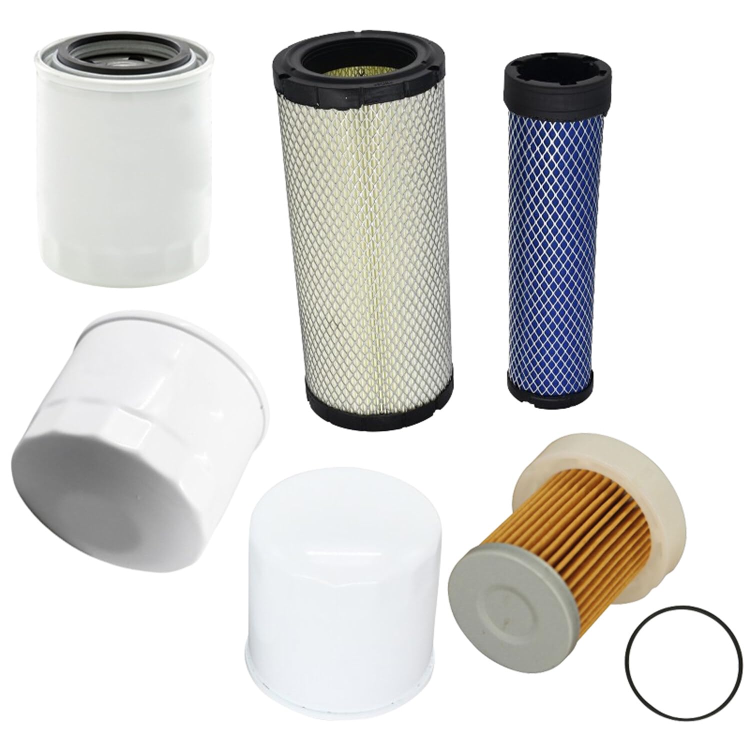 Kit de filtro de mantenimiento TA040-93230 TA040-93220 compatible con Kubota Tractor L2800 L3200 L3400 L3700SU L3800