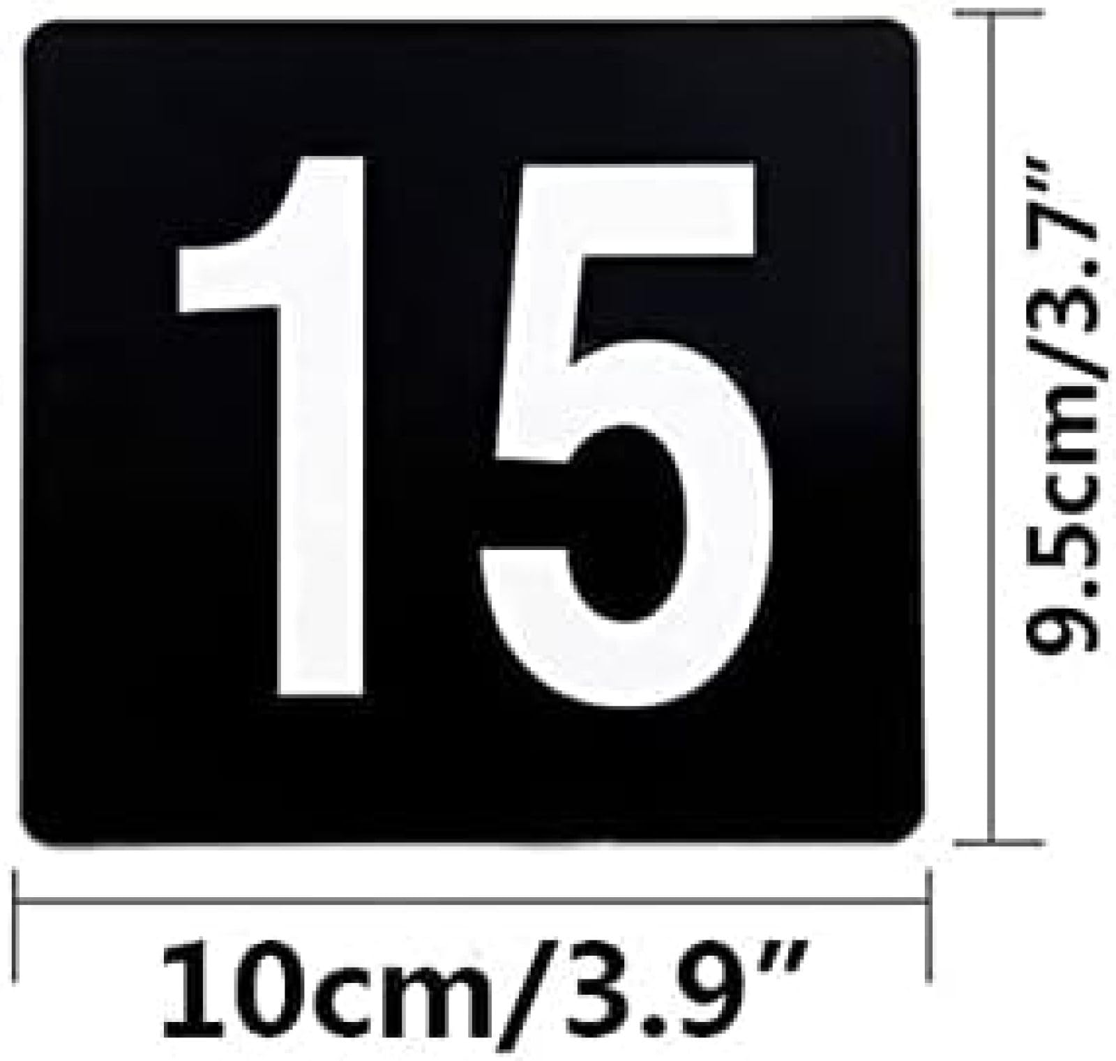 100 Pièces Cartes De Numéro De Table, 1-100 95X100Mm Carte De Siège De Numéros Noirs en Plastique Double Face, Ustensiles De Bar De Restaurants Wpubs Fourniture De Restaurant,outstanding78