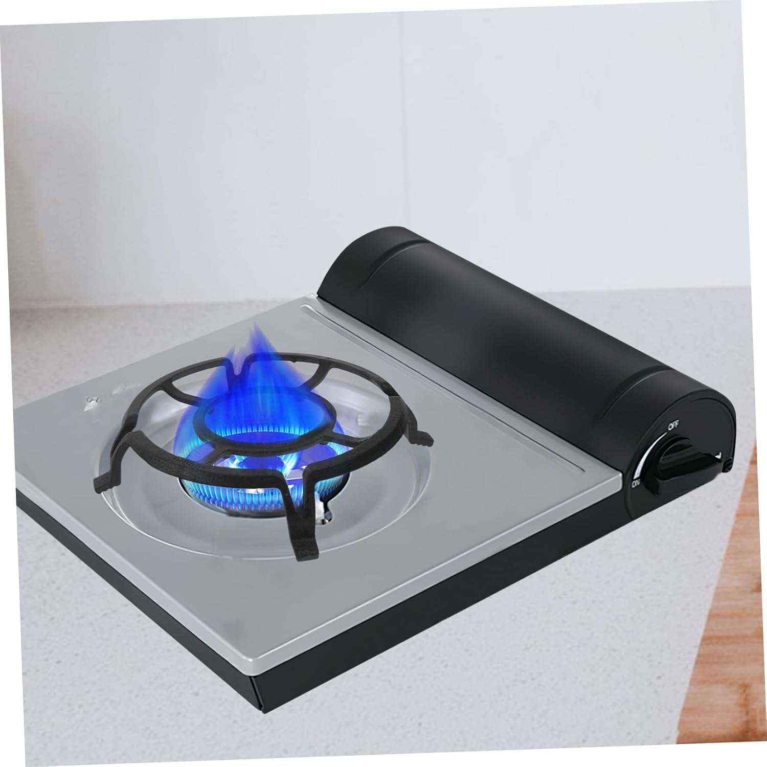 Iron Stove Rack with Non-slip Design Durable Cast Iron Wok Ring for Gas and Electric Stoves Stability Kitchen Accessory for Enhanced Cooking Efficiency