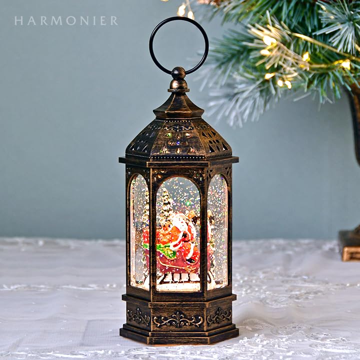 Amazon.co.jp: リキッドLEDランタン/サンタスレッジ スノードーム