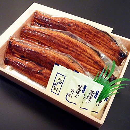 魚水島 国産 鰻うなぎ蒲焼き 約30cm超特大 約200g×3尾 の商品画像 2