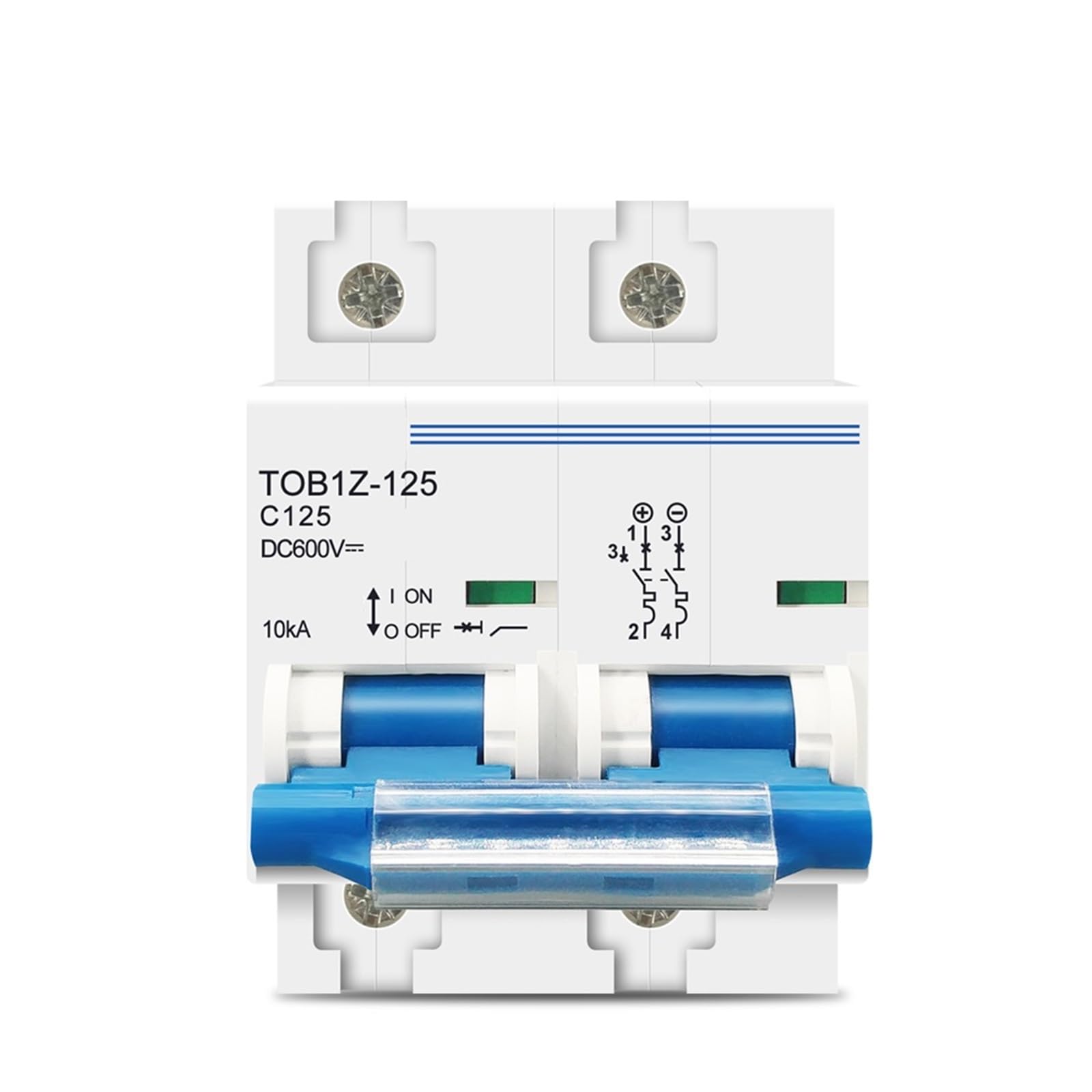 Interruttore automatico 2P 80A 100A 125A DC 600V PV Curva C 1 pz(125)