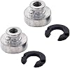 Amazicha 2 PCS Fender Seat Nut Kit Fit for Harley Electra Glide Street Glide Sportster 1997-2024