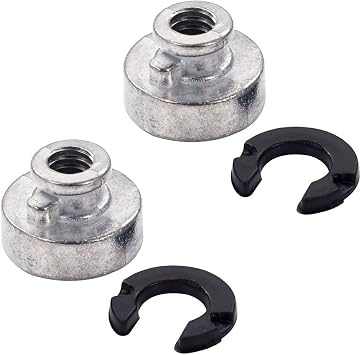 Amazicha 2 PCS Fender Seat Nut Kit Fit for Harley Electra Glide Street Glide Sportster 1997-2026