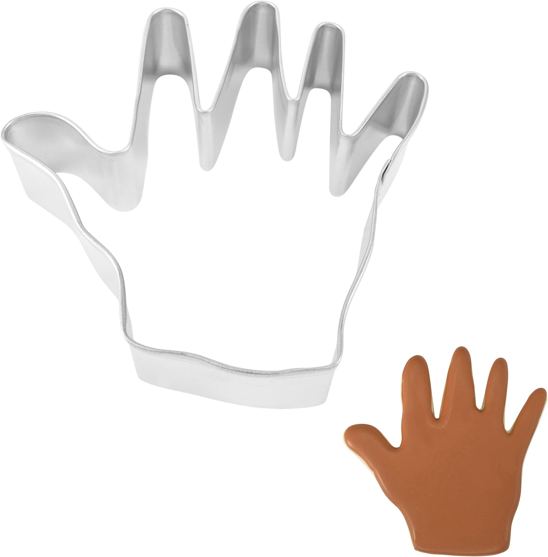 Right Hand Tin Cookie Cutter 4" B1291x