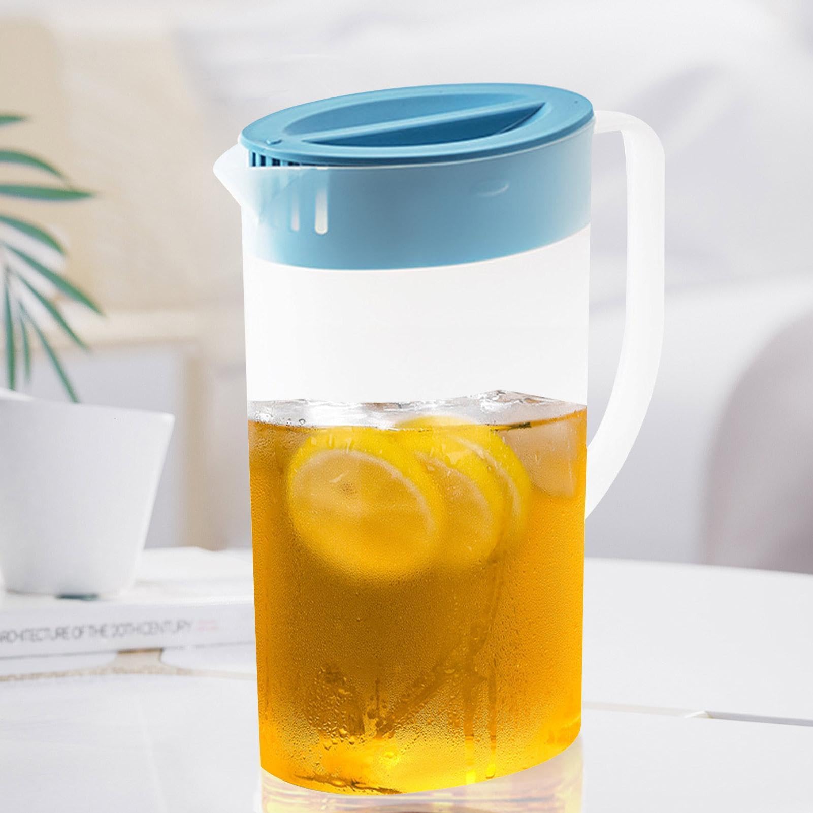 Karaf Plastic met Deksel 2,3 l - Kan - Waterkaraf voor Fruitwater