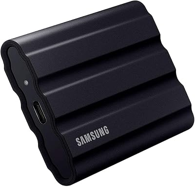Samsung T7 Shield Portable SSD 2 TB – USB 3.2 Gen.2 External SSD Black (MU-PE2T0S/EU)