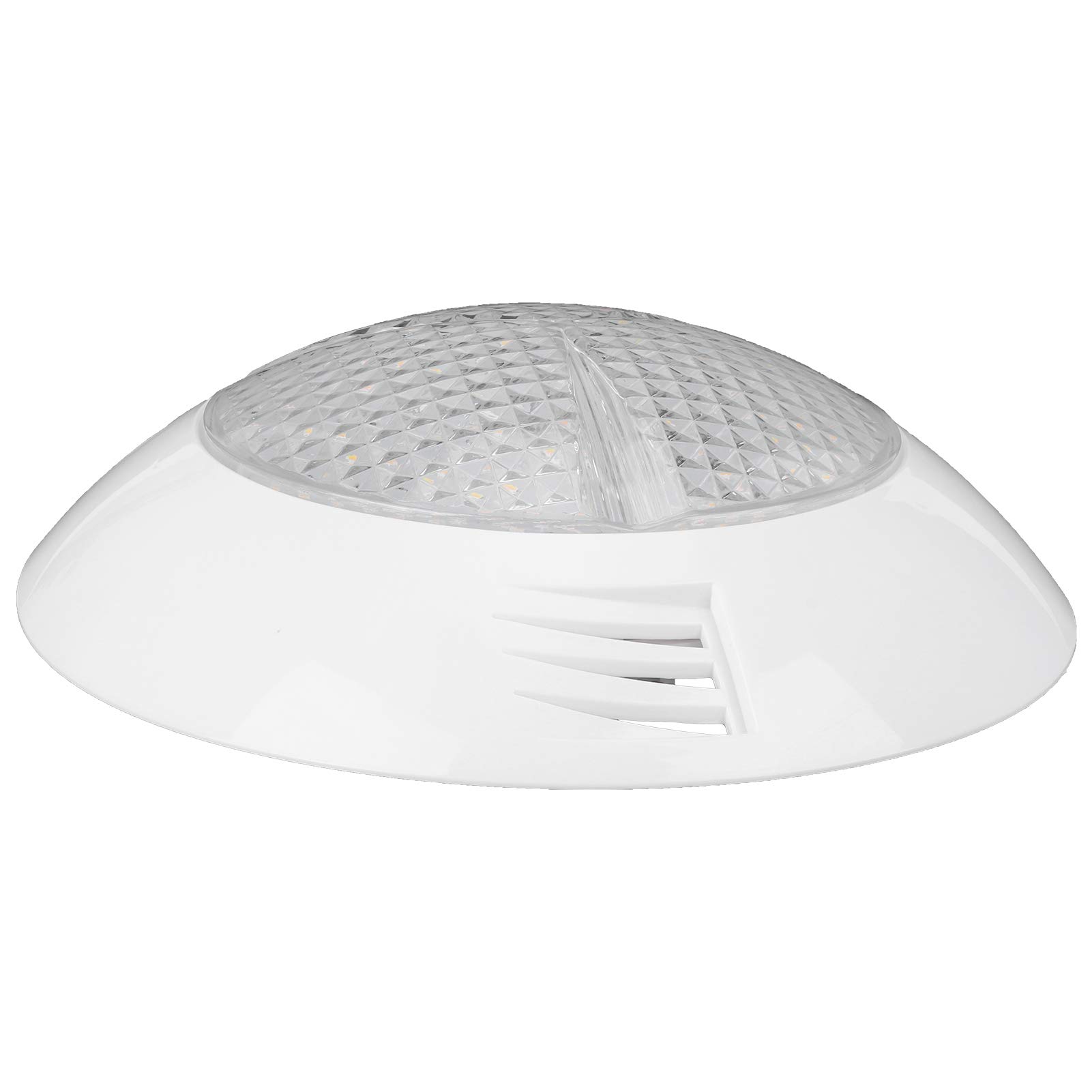 Jiawu Basenowa 160LED Podwodna IP68 Wodoodporna 18W AC12V Białe światło do Basenu, Dekoracji Krajobrazu, Oświetlenia Zewnętrznego, Wysokiej Jasności Kąt świecenia 120°, 1500 Lm