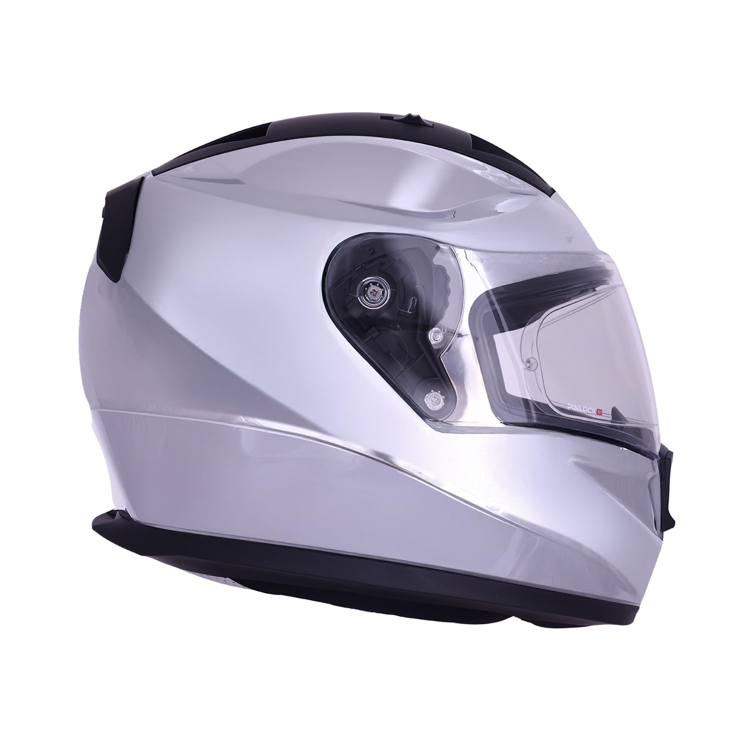 Royal Enfield Mettle FF Chrome Full Face Helmet | Chrome