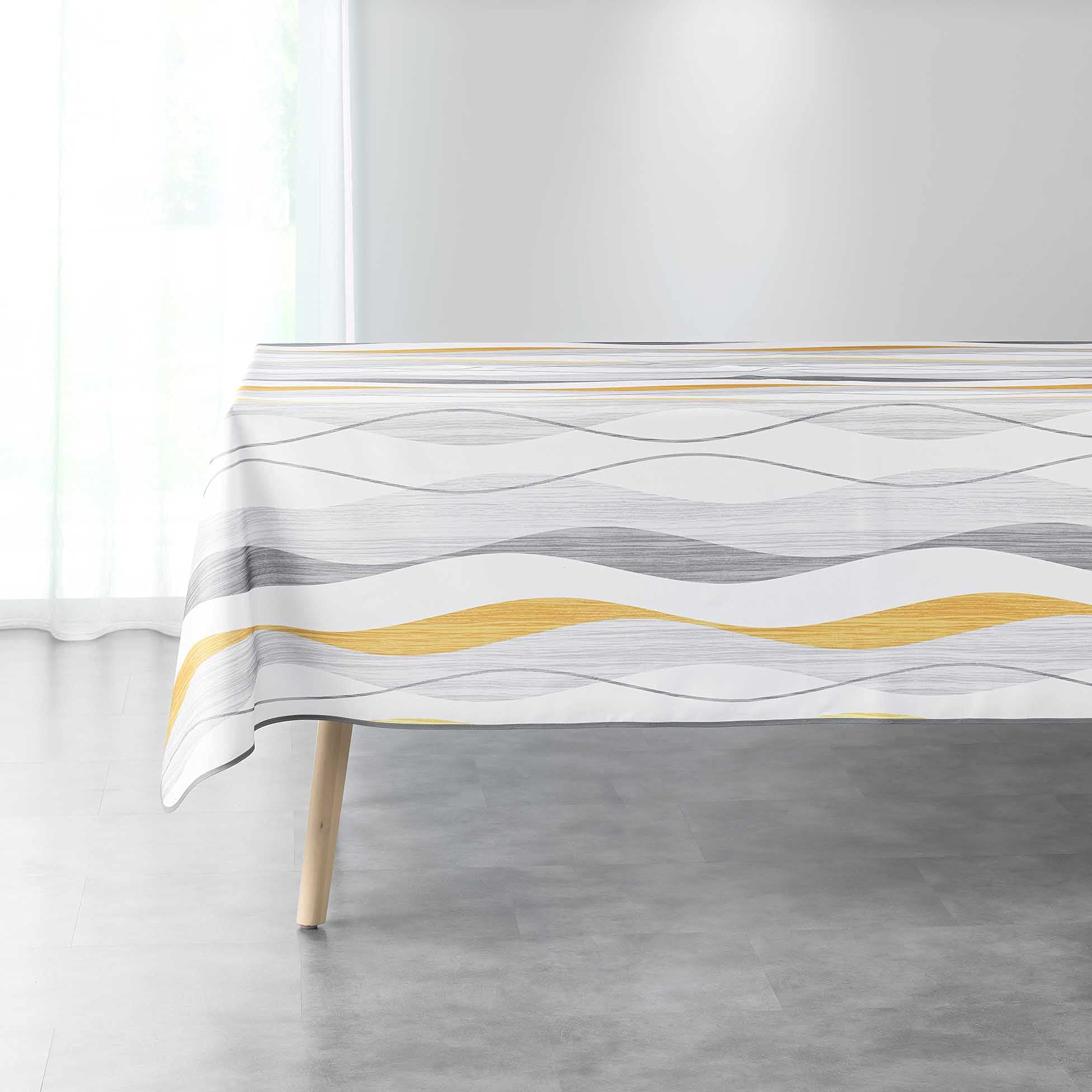 Tovaglia 18 posti dimensioni 140x360 cm cotone e poliestere tinta unit