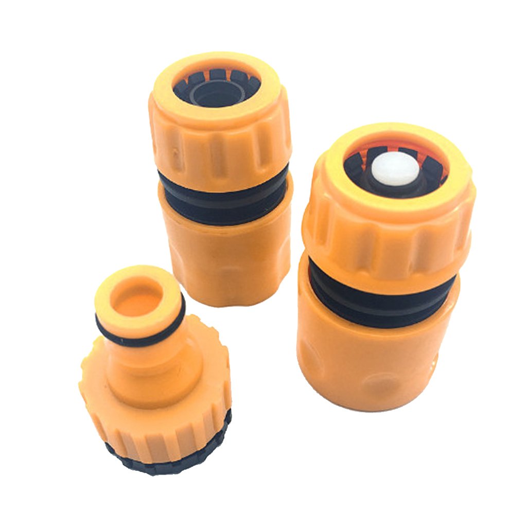 3pcs Set Garden Car Water Hose Pipe Tap Adapter Connector & Fitting Hosepipe