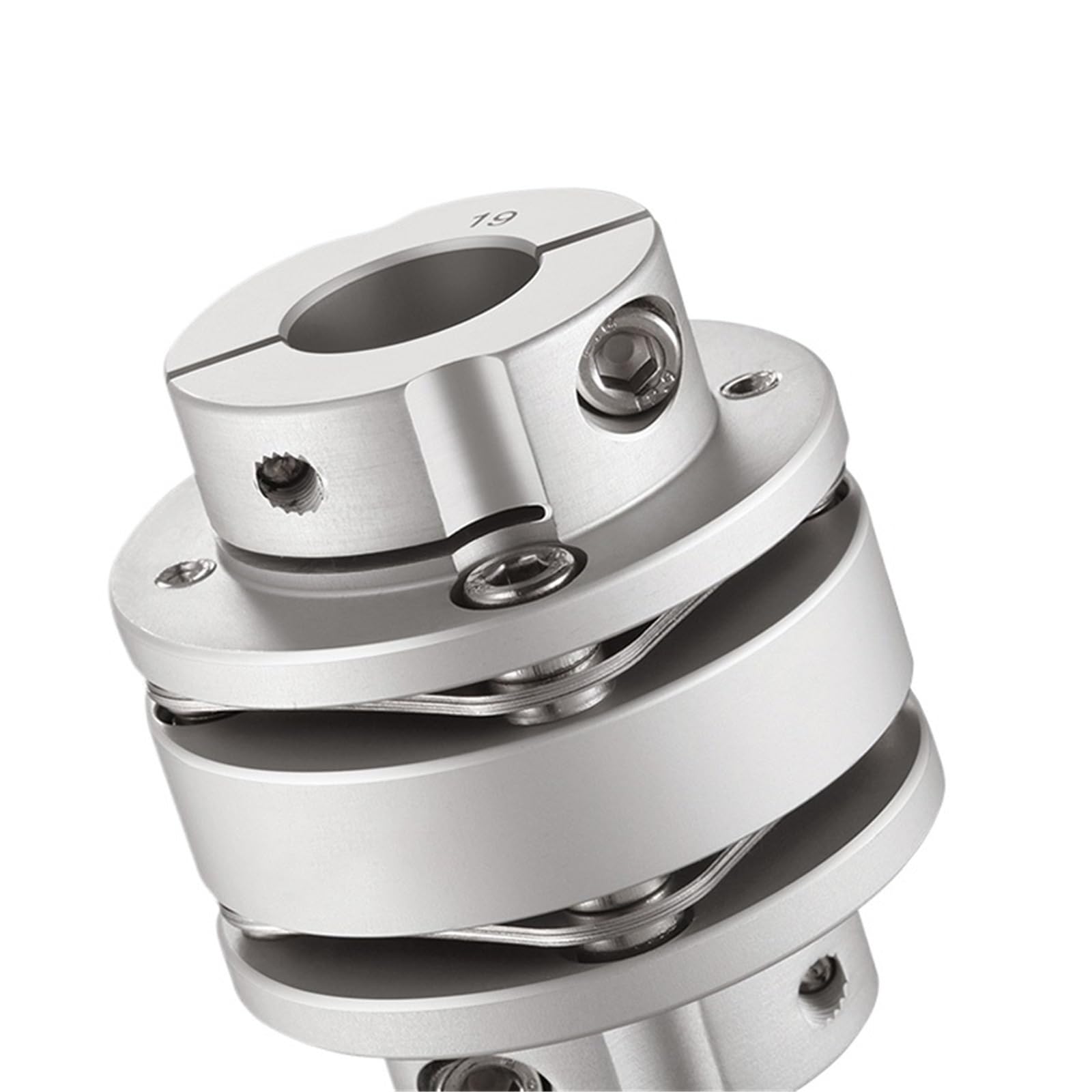 D44 L50mm Giunto elastico for servomotore ad alta precisione con accoppiamento a membrana singola e doppia in lega di alluminio(14x15)
