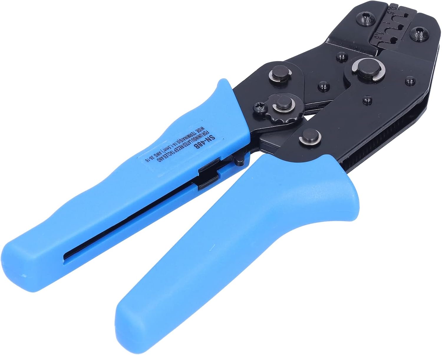 Terminal Crimper Pliers Open Ratchet Wire Ratcheting Insulated Crimper Tool for Household Appliances Automobiles