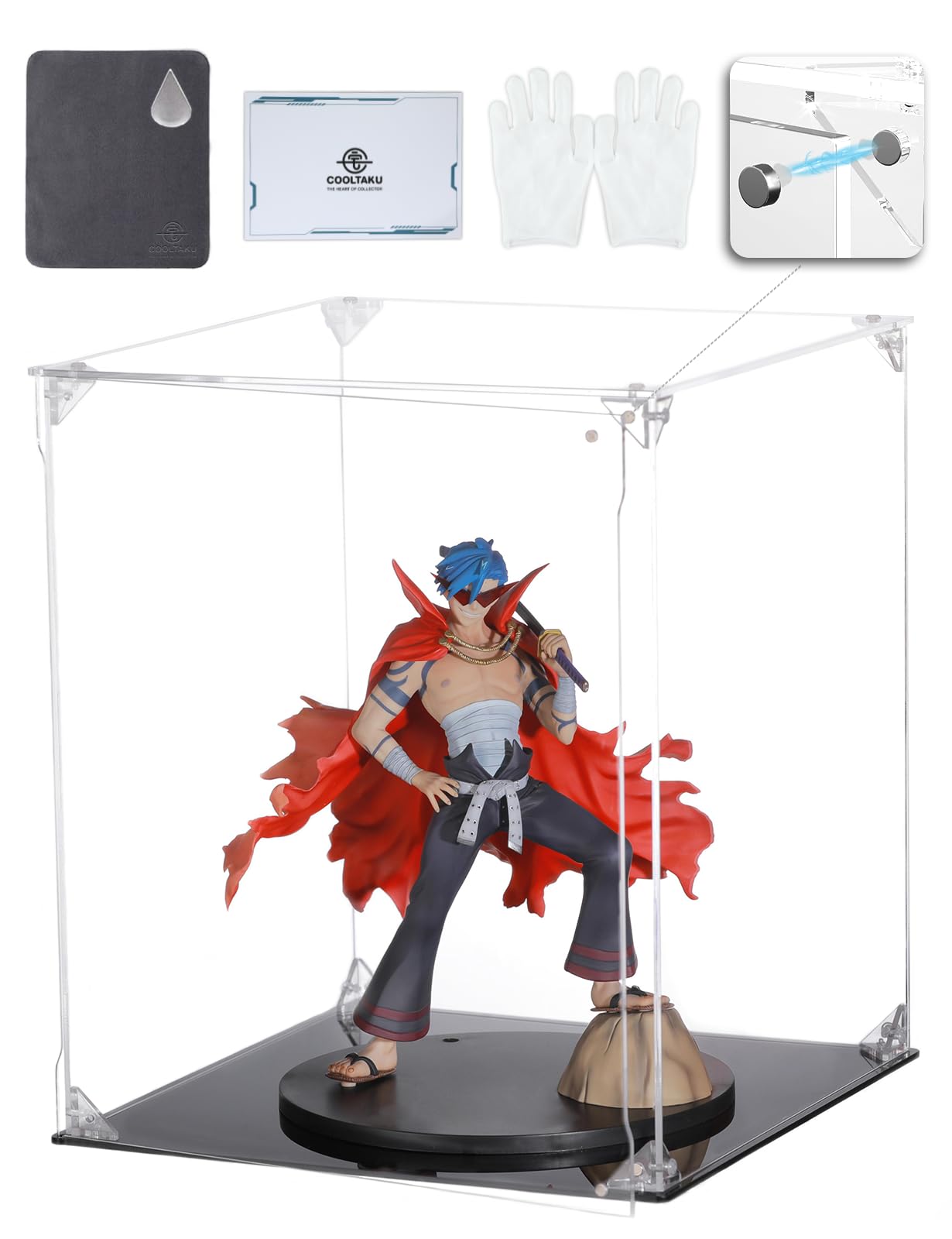 COOLTAKU アクリルフィギュアケース UVカット マグネット式