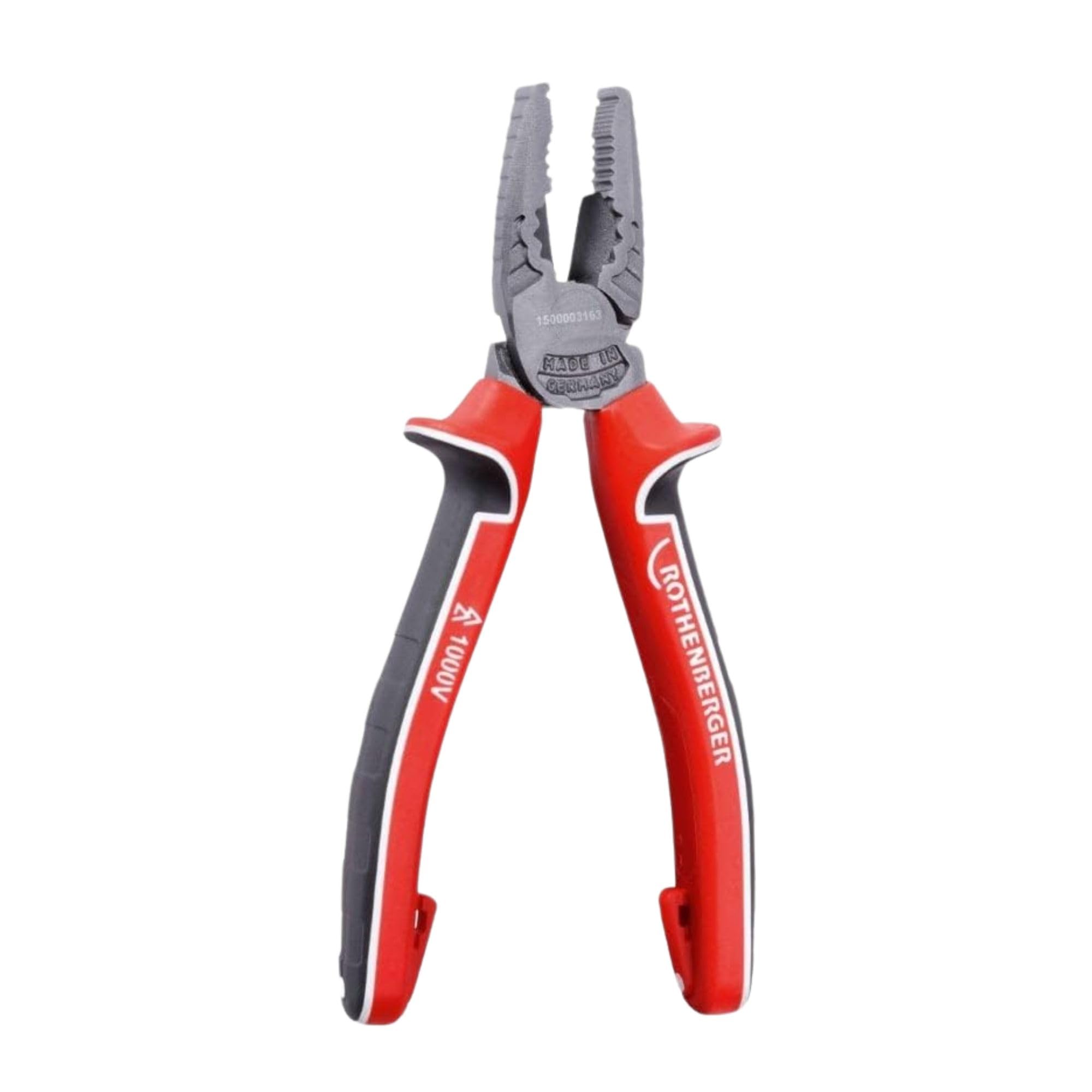 Rothenberger Red Electrical Combination Plier 1000V Insulated Vde 180Mm