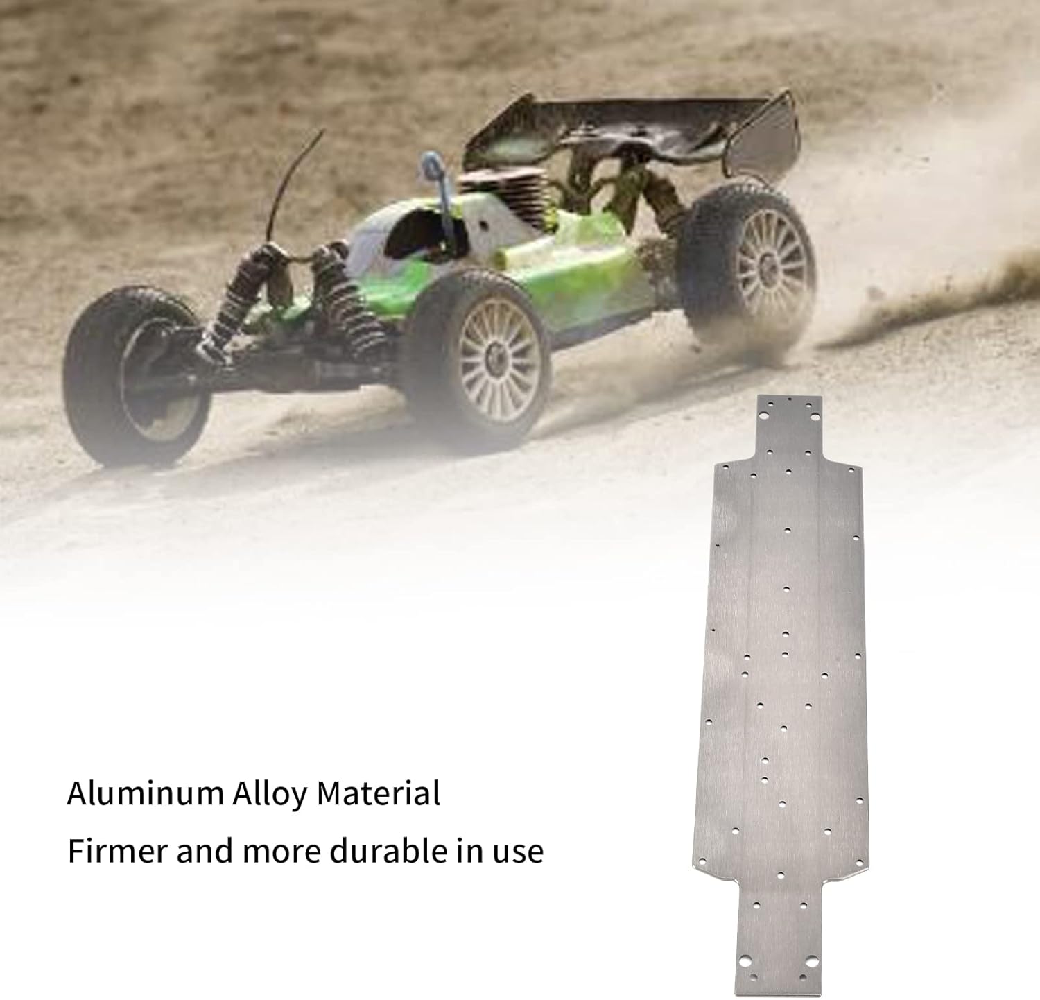 Aluminum Alloy RC Chassis Frame Board Guard, RC Car Chassis, for 1/10 RC Car Enhanced Durability and Style, WLToys 104001 Enhanced Durability, Replacement Chassis Part