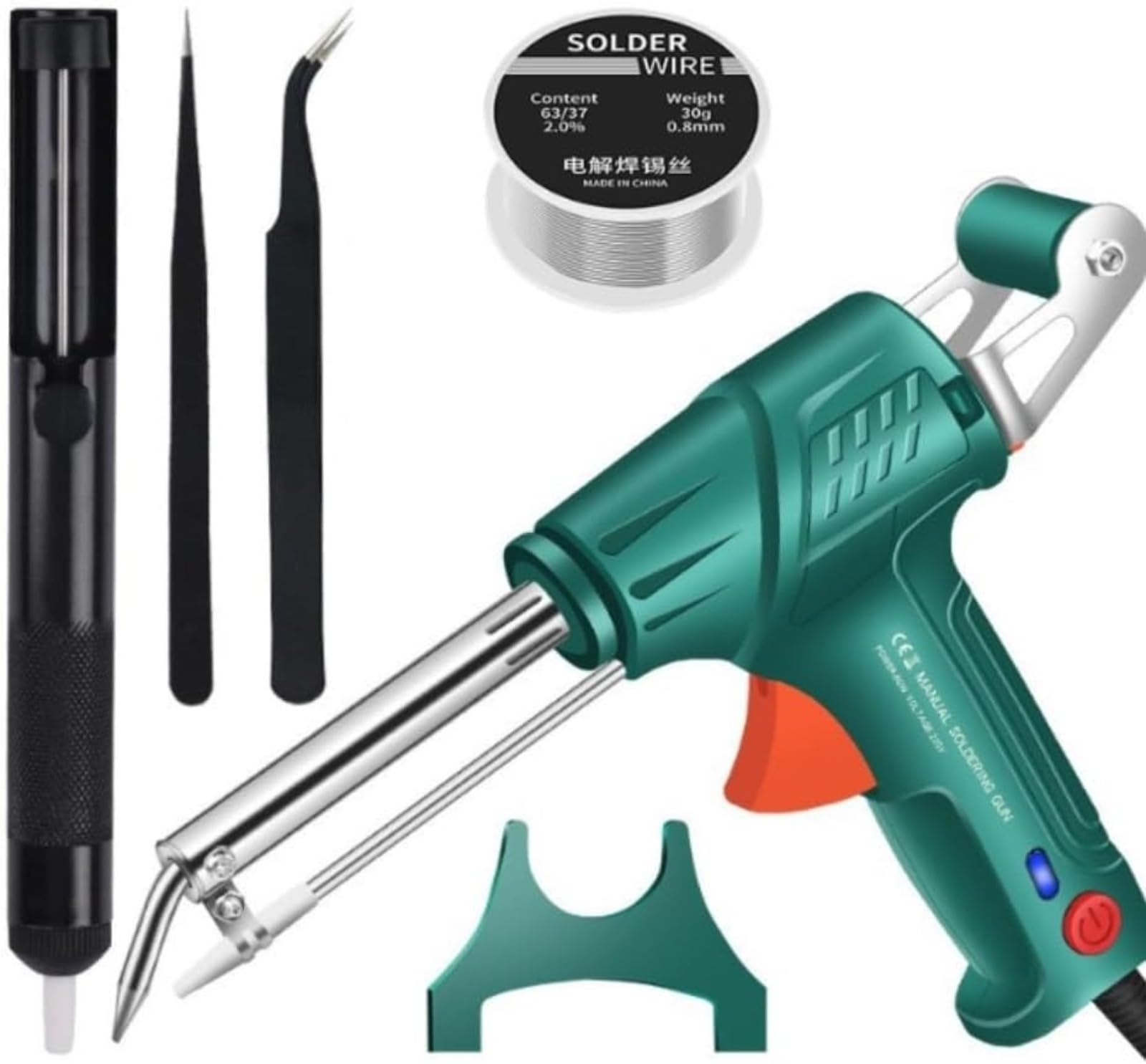 Soldadura laser,Soldador multifunción, herramientas de soldadura láser industrial con calentamiento interno, soldador automático con cable y calor interno, herramienta de soldadura eléctrica 3 en 1 fo