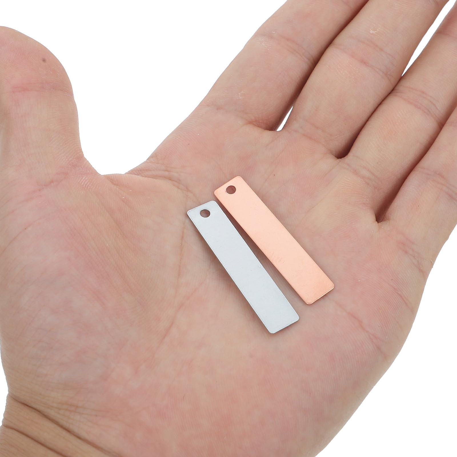 FRCOLOR 20 Piezas de Tiras de Cobre y Zinc para Experimentos Científicos y Educativos en Laboratorio, Material de Electrodos para Baterías y Proyectos Escolares
