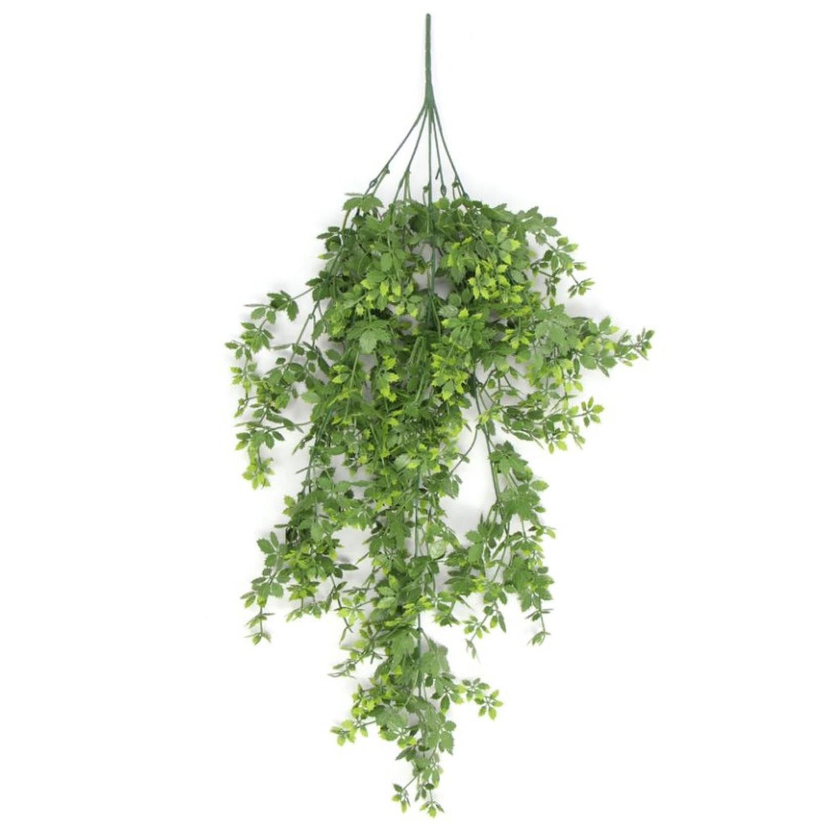 Leaf Artificial Hanging Plants Fire Resistant UV Resistant