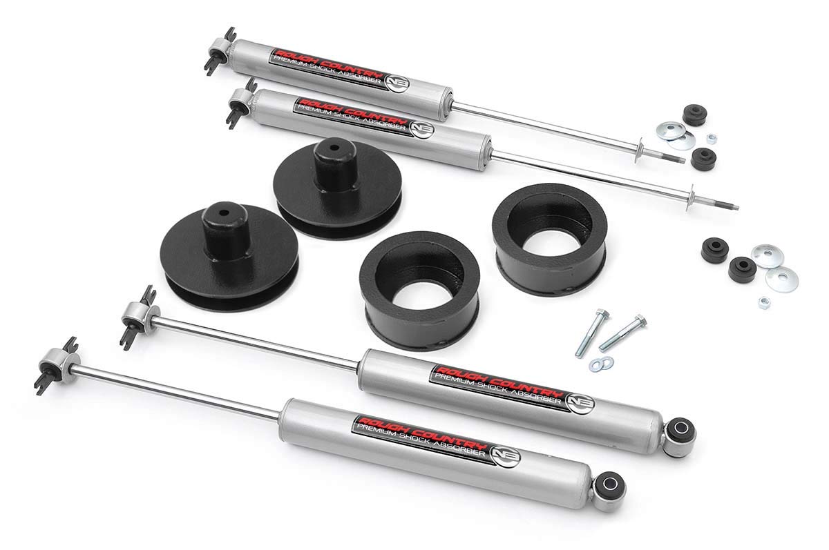 Photo 1 of Rough Country 2" Suspension Lift Kit for 1997-2006 Jeep Wrangler TJ/LJ