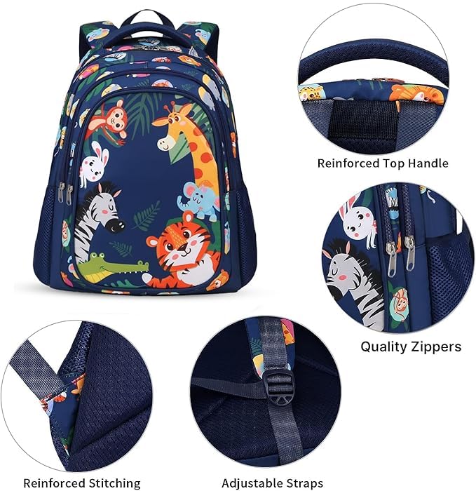 Image of Frantic Polyester 26 L Waterproof School Backpack School Bag Daypack Picnic Bag For Boys & Girls