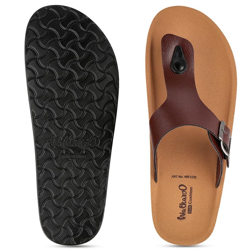 Image of WALKAROO Men's Fashion Sandal with Cushion Insole and Lightweight - WE1332