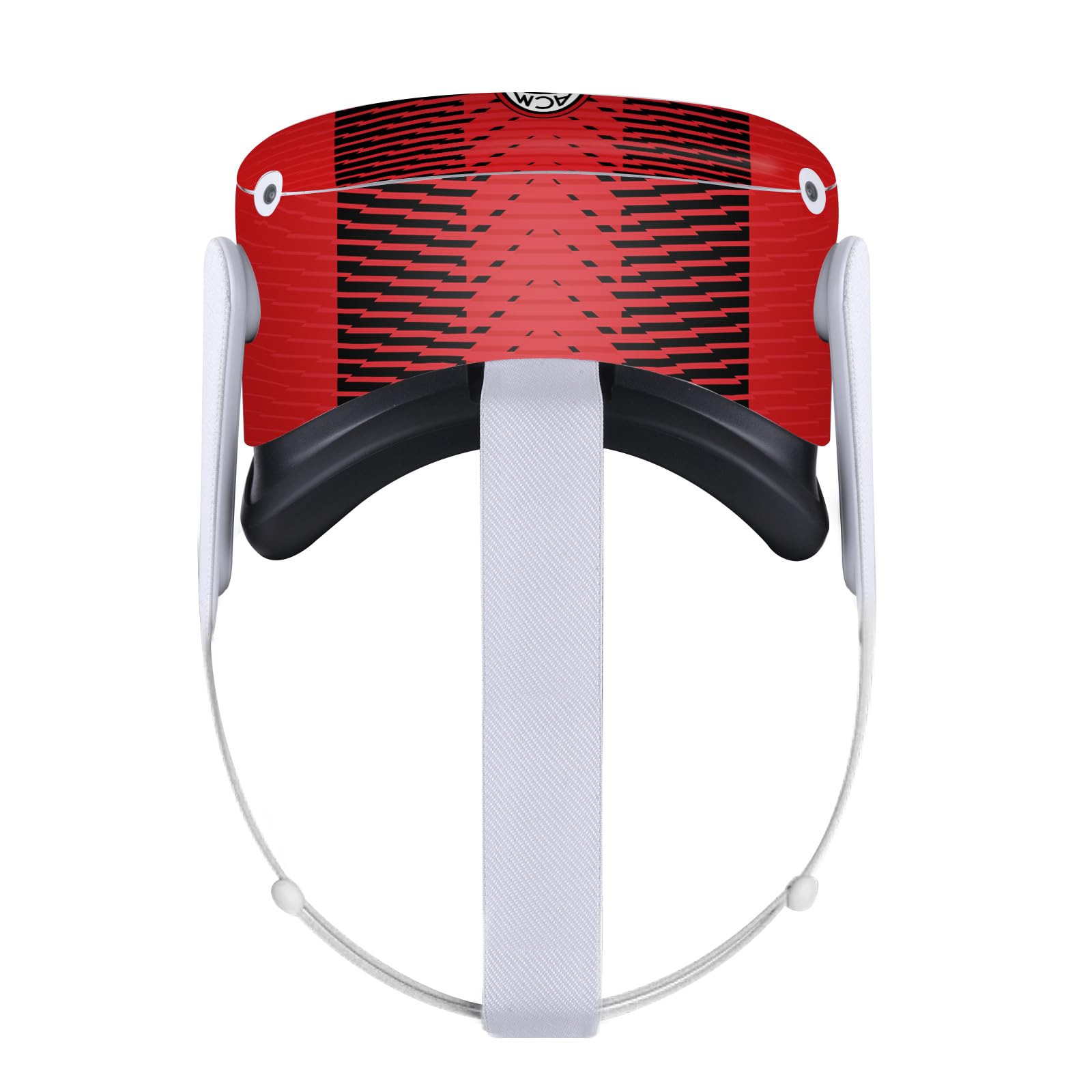 Head Case Designs Officially Licensed AC Milan Home 2023/24 Crest Kit Vinyl Sticker Skin Decal Cover Compatible with Meta Quest 2