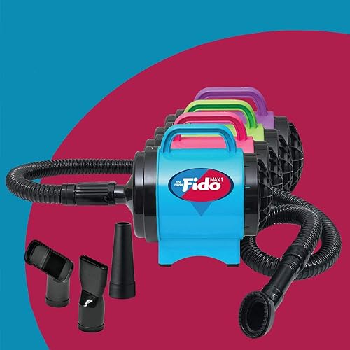 Miniatura 2 de Secadora de pelo de perro Fido Max 1 de B-Air - Cesar Millan Premier Grooming Collection, Verde lima (Lime Green)