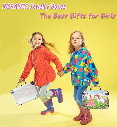 Miniatura 2 de Joyero de unicornio para niñas dos regalos de unicornio para niñas caja de joyería de unicornio de princesa y colgante de unicornio cajas de joyería