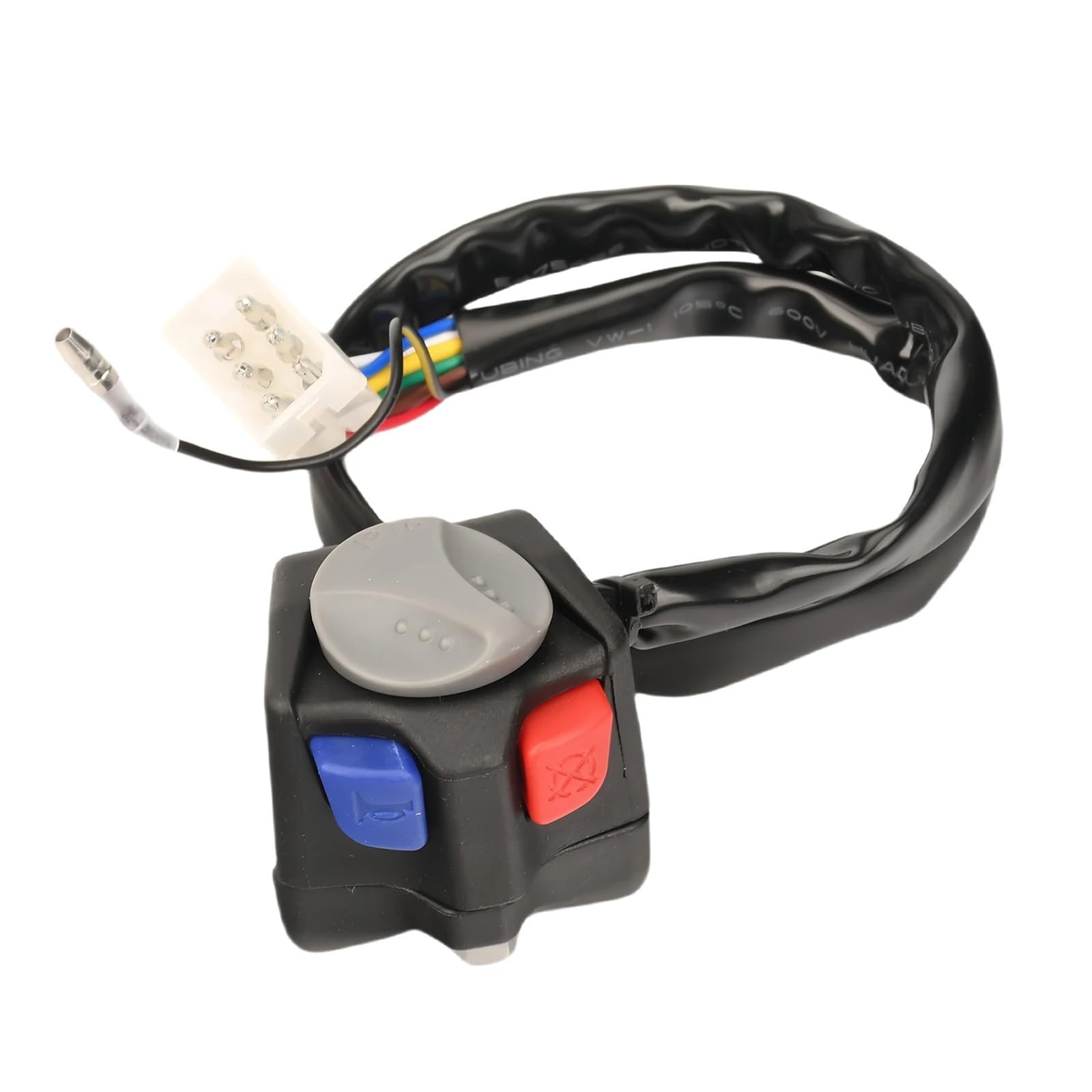 Ersatzschalter Motorrad Passend für TE FE TX FX EXC-F XCW Motorrad Flameout Stop Horn Kill Switch Lights Button(Set)