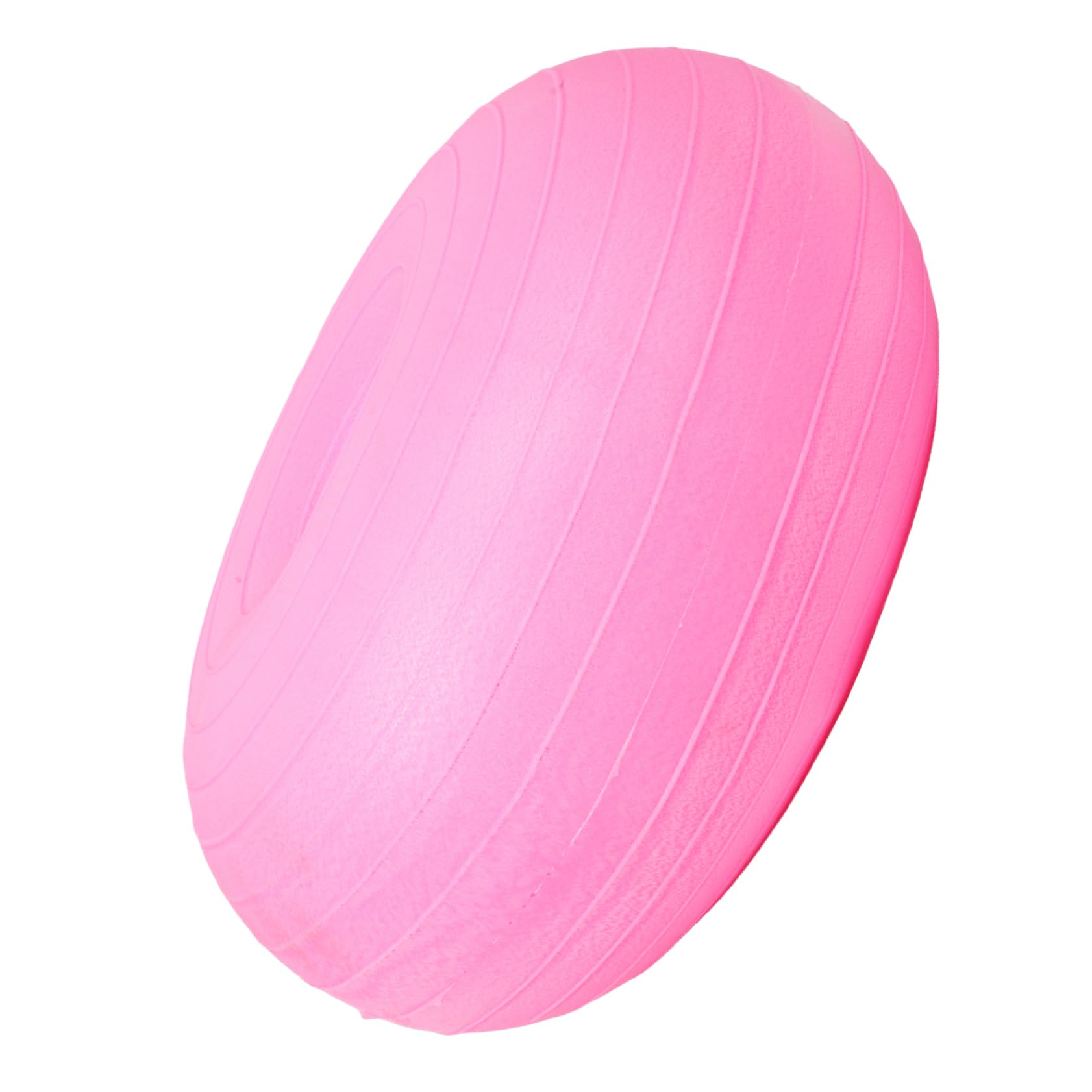 WOONEKY Bola de Yoga de Antideslizante Pelota de Equilibrio Gruesa para Gimnasio Entrenamiento de Núcleo Diario Bola Multifuncional Rosa para Fitness y Yoga
