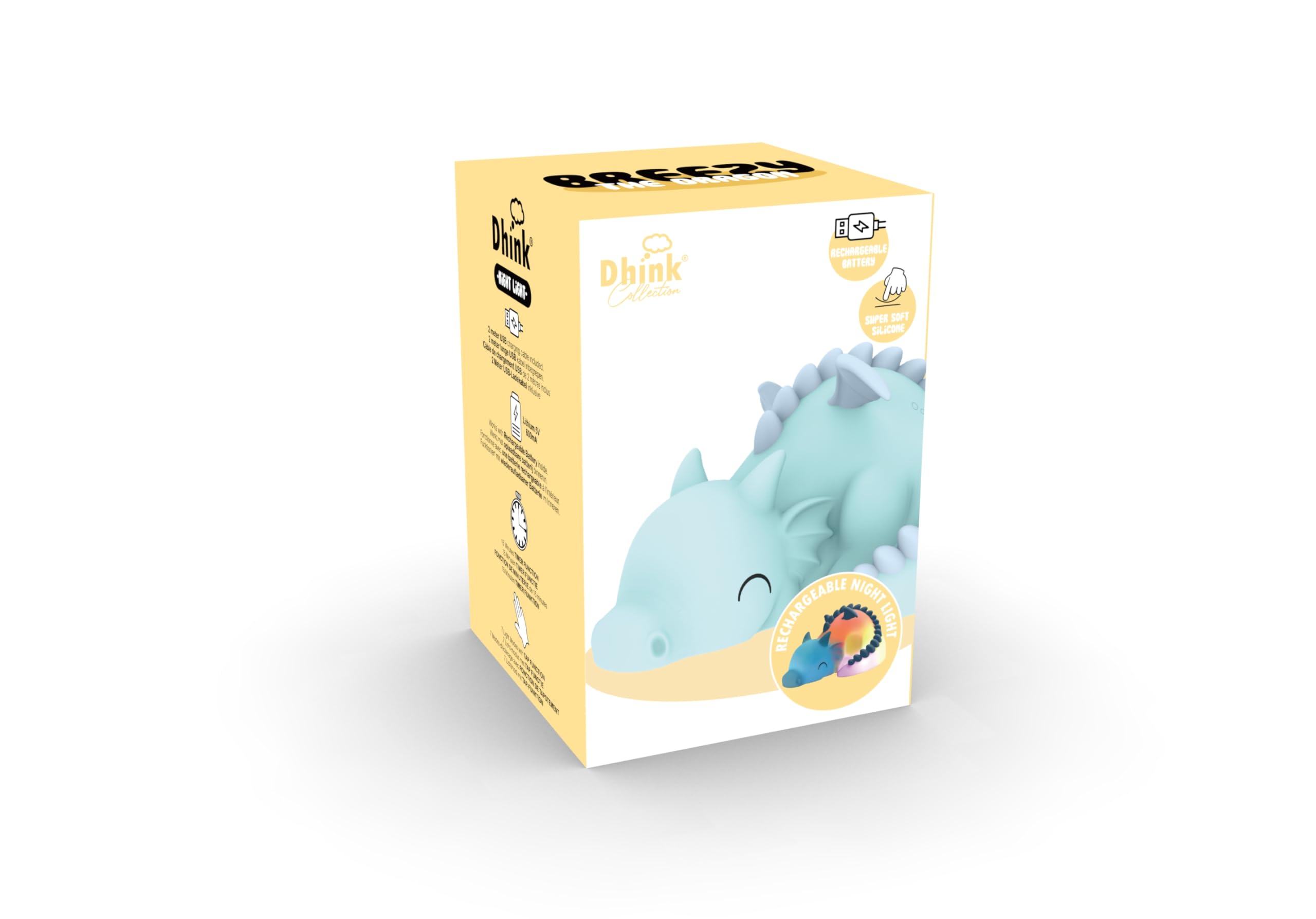 Luce notturna per bambini, luce notturna a LED per bambini con controllo touch, lampada per