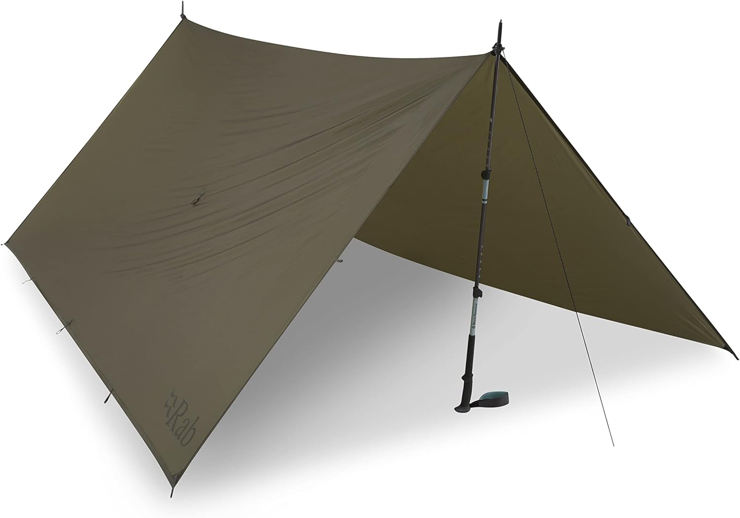 Rab Siltarp Plus Duo Two-Person Waterproof Lightweight Shelter Tarp for Camping and Backpacking - Olive - One Size
