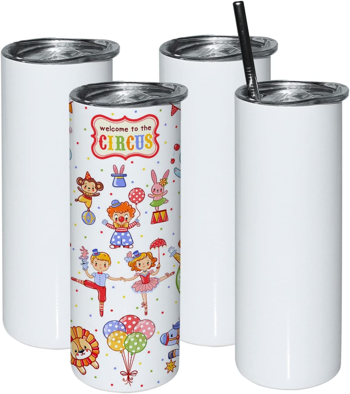 G HEATGOO 20oz Sublimation Blank Tumblers Vacuum