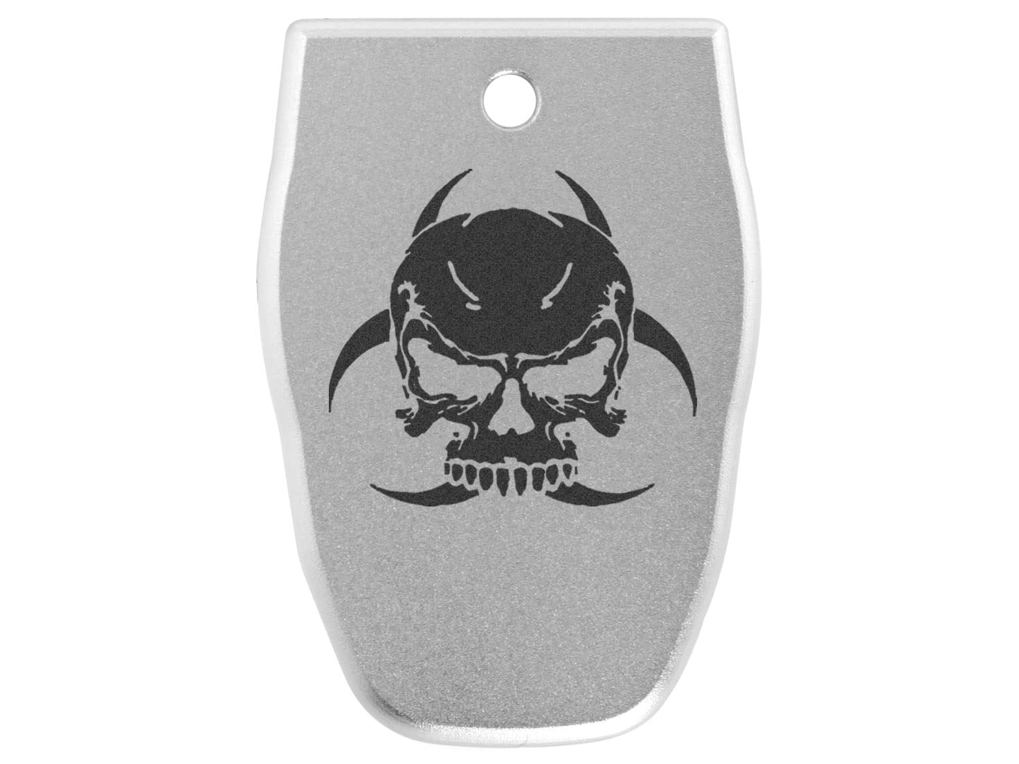 NDZ Performance Magazine Base Plate for Smith & Wesson SD40 VE .40 S&W Laser Engraved Anodized Aluminum in Silver - Choose Design