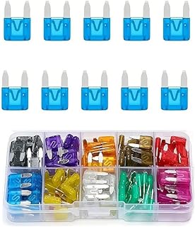 Mini Fuse Kit for Cars, Trucks, Boats and Multi Use - (Mini Fuse - 15 Amp, 10 Pieces) - KaberTrade