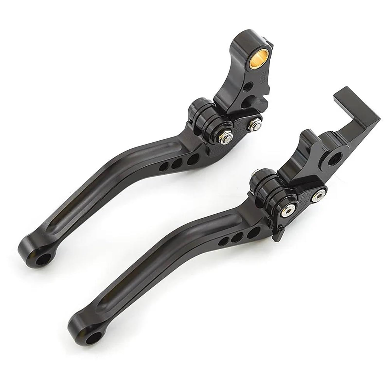 Kit Levier Frein Leviers De Frein Et D'embrayage Réglables Pour Moto Pour Yamaha YZF R9 YZF-R9 2025 - Pièces Guidon Moto Poignée D'embrayage(Rouge,Long)