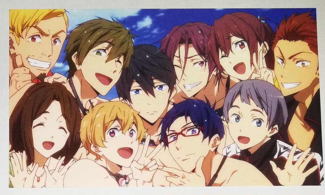 Free! ポストカード エンドカード 遙 真琴 凛 宗介 Free! -Dive to the