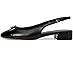 Kate Spade New York Deco Bow Smooth Leather Slingback Pumps - Left View